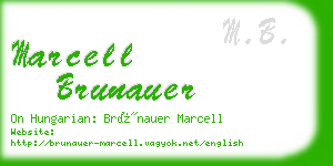 marcell brunauer business card